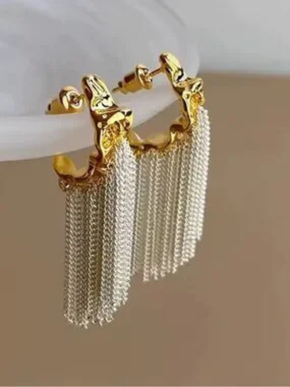Luxe Waterfall Fringe Earrings